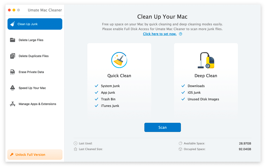 mac disk cleaner free